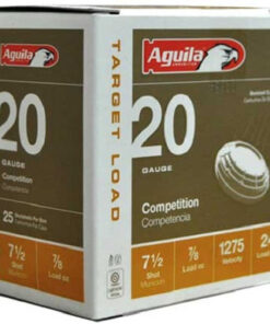 Aguila 20 Gauge Ammunition 1CHB2037 2 3/4" 7/8oz 1275 Fps #7.5 Shot 25 Rounds