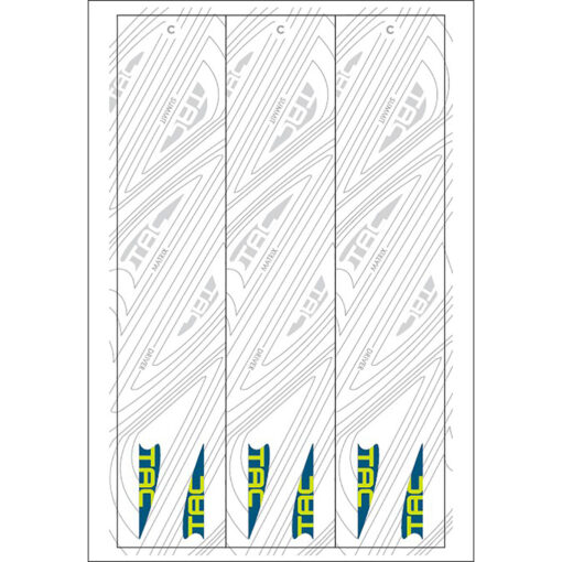 TAC Vanes Arrow Specific Wraps White Size C 4.675 13 pk.