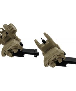 Tacfire AR-15 45 Degree/Low Profile Pop Up Sights - Tan