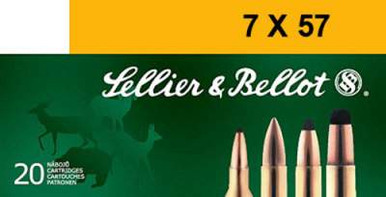 Sellier & Bellot 7X57mm Mauser Ammunition SB757C 173 Grain SPCE 20 Rounds 1 Sellier & Bellot 7X57mm Mauser Ammunition SB757C 173 Grain SPCE 20 Rounds