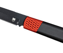 COBRATEC GIDEON HIDDEN RELEASE - 3" BLACK/RED ALUMINUM D2 BLADE