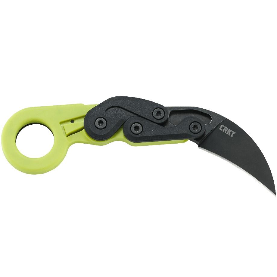 CRKT Provoke Zap Folding Knife 2 1/2" Hawkbill Blade Green 1 CRKT Provoke Zap Folding Knife 2 1/2" Hawkbill Blade Green