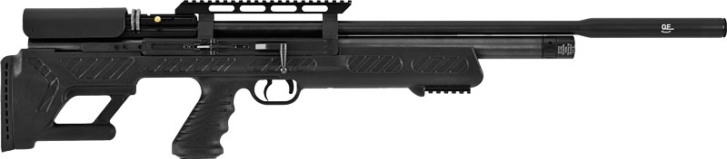 HATSAN BULLBOSS .22 PCP 1250 - FPS BLACK/SYNTHETIC W/2 MAGS