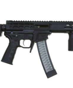 Wraithworks WARSCORP9 Side-charging AR SBR - Black | 9mm | 8.5" Barrel | 7" M-LOK Rail | Accepts Scorpion Mags | BCM Stock
