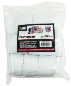 COTTON FLANNEL PATCHES - 45-58 CAL, 500 COUNT