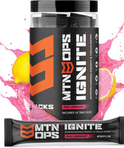 MTN OPS Ignite Pink Lemonade Trail Packs 20 ct.