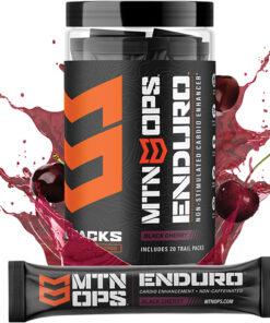 MTN OPS Enduro Cardio Enhancement Black Cherry Trail Packs 20 ct.