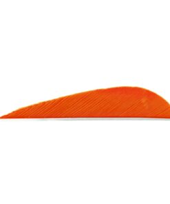 Trueflight Parabolic Feathers Orange 3 in. LW 100 pk.