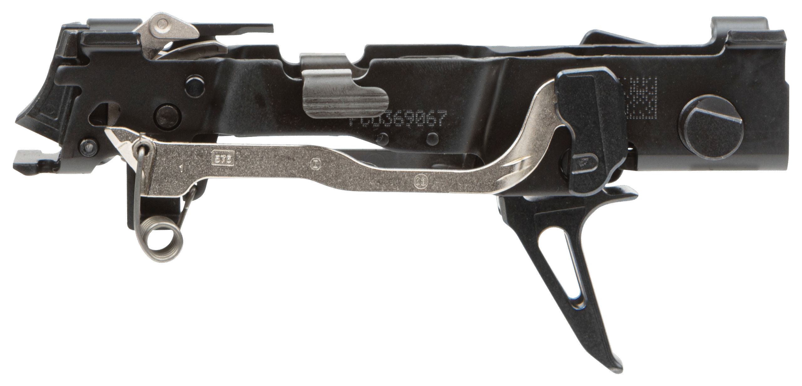 SIG SAUER P320 FIRE CONTROL UNIT 9/40/357 CUSTOM WORKS SKLT FLT BLD BLK