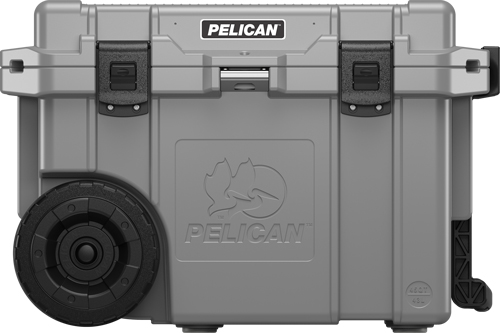 PELICAN COOLER IM 45 QUART W/ - HEAVY DUTY WHEELS GRAPHITE