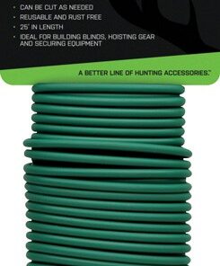 HME RUBBER WIRE 25' GREEN