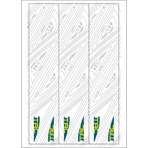 TAC Vanes Arrow Specific Wraps White Size D 4.675 13 pk.