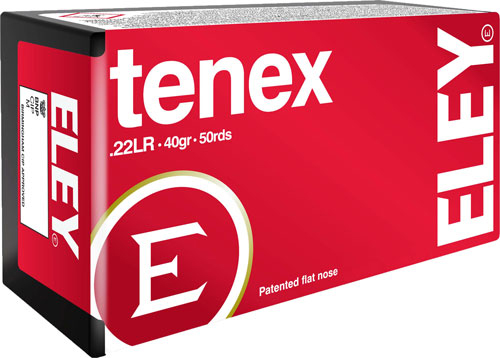 ELEY TENEX 22LR 40GR EPS - 50RD 100BX/CS 1 ELEY TENEX 22LR 40GR EPS - 50RD 100BX/CS