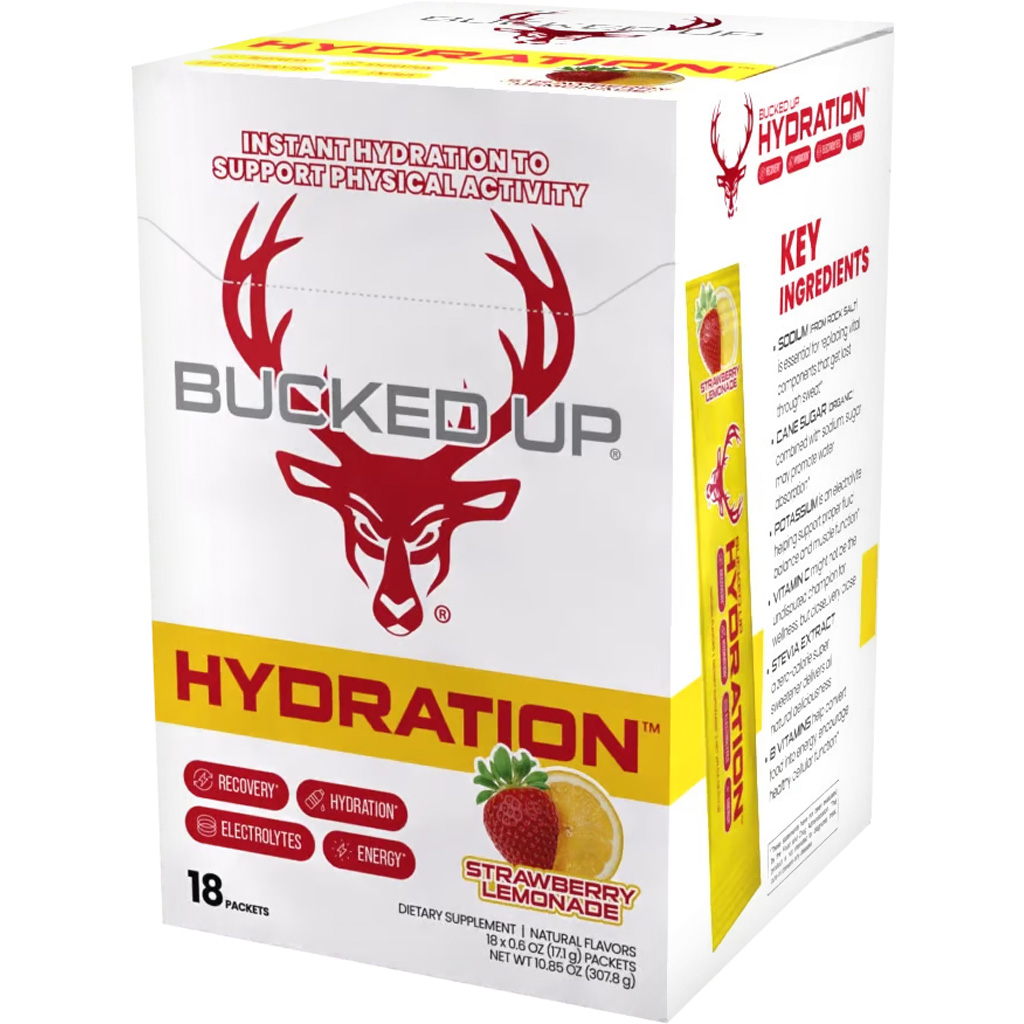 Bucked Up Hydration 2.0 Strawberry 18ct Box 1 Bucked Up Hydration 2.0 Strawberry 18ct Box