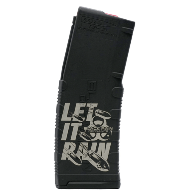 BRO 30 Round Magazine Lasered Let it Rain Bullets