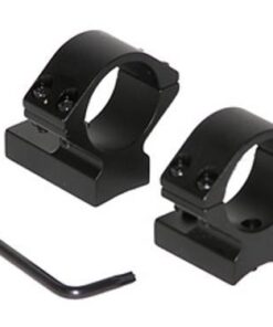 Talley Lightweight Alloy Scope Mounts - Black Anodized - 1" - Low  Weatherby Accumark - Magnum - Mark V (9 LUG)