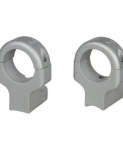 DNZ  Game Reaper 2   2-Piece Scope Mount (2 Screws) - Browning A-Bolt Sako A7 Steyr Long & Short Action - 1" High Silver