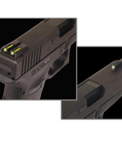 Truglo TFO Tritium/Fiber-Optic Day/Night Sights Fits Sig #8 Front/#8 Rear - Front Green/Rear Yellow