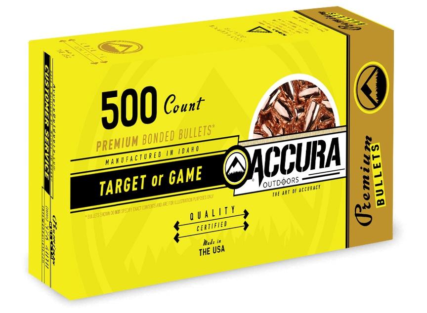 Accura Premium Powerbond Bullets .45 cal .452" 230 gr RN 500/ct 1 Accura Premium Powerbond Bullets .45 cal .452" 230 gr RN 500/ct