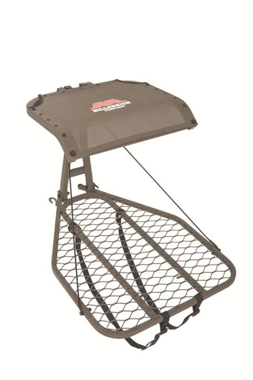 Millennium M50 Steel Leveling Hang-On Tree Stand With Footrest Includes Safe-Link 35' Safety Line