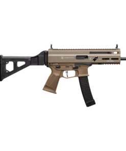 Grand Power Stribog SP9A1 Pistol - FDE | 9mm | 8" Threaded Barrel | 30rd | Folding SBT Brace