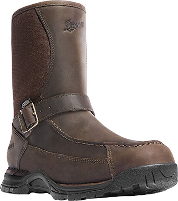 Danner Sharptail Rear-Zip 10" Brown Leaf - Size 12