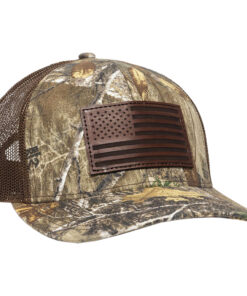 Outdoor Cap American Flag Camo Cap Realtree Edge