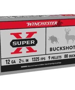 Winchester Super-X Buckshot Shotshells 12 ga 2-3/4" 1325 fps #00 5/ct