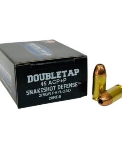 Double Tap DT SnakeShot Handgun Ammunition .45 ACP(+P) 275gr JHP 20/ct