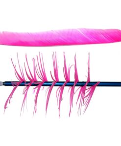 Trueflight Spiral Wrap Flu-Flu Feathers Pink RW 100 pk.