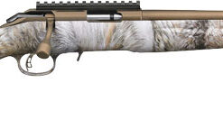 RUGER AMERICAN 17HMR 9-SHOT - 22"BURNT BRONZE YOTE CAMO
