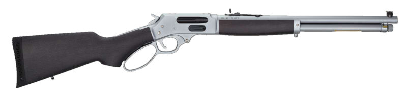 HENRY ALL- WEATHER  LG LOOP SIDE GATE LEVER ACTION RIFLE RIL 45-70 18.43 IN BBL CPSTEEL/HWOOD 4 RD