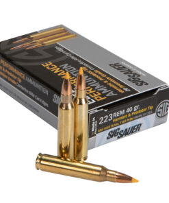 Sig Sauer Varmint and Predator Hunting Rifle Ammo 223 Rem. 55 gr. Extreme Expansion Tip 20 rd.