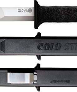 COLD STEEL PEACE MAKER III 4" - PLAIN EDGE BOOT KNIFE W/SHEATH