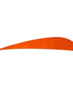 Trueflight Parabolic Feathers Orange 5 in. LW 100 pk.