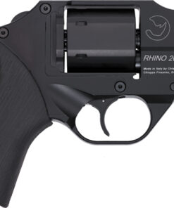 CHIAPPA RHINO 200D DAO 357MAG - 2" FS BLACK/RUBBER W/HOLSTER.