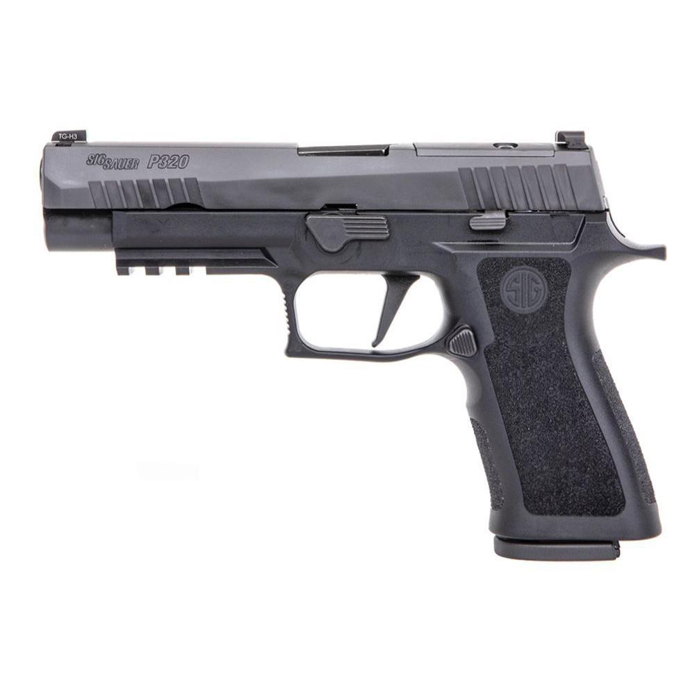 Sig Sauer P320 X- Series Handgun 9mm Luger 10rd Magazines(2) 4.7" Barrel Optic Plate Cover Manual Safety CA Compliant 1 Sig Sauer P320 X- Series Handgun 9mm Luger 10rd Magazines(2) 4.7" Barrel Optic Plate Cover Manual Safety CA Compliant