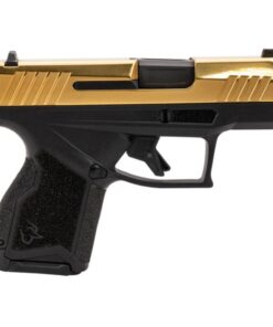 Taurus GX4 Handgun 9mm Luger 11rd (1) & 13rd (1) Magazines 3" Barrel Gold Slide and Black