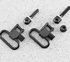 Uncle Mike's QD Machine Screw Type Rifle Swivel - 1-1/4" Black