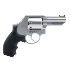 Taurus 66 Combat Handgun .357 Mag 7rd Capacity 3" Stainless Barrel Matte Frame w/Hogue Grip Front Fiber Optic Sight