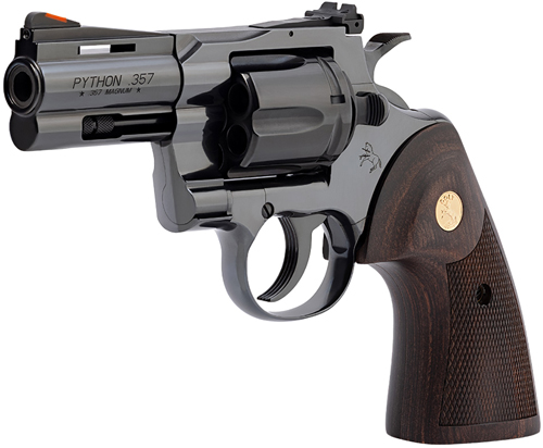COLT PYTHON 357MAG 3" 6RD - BLUED WALNUT GOLD MEDALLION 1 COLT PYTHON 357MAG 3" 6RD - BLUED WALNUT GOLD MEDALLION