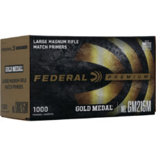 Federal Premium Gold Medal Rifle Primers Large Mag 1000 ct. HAZ
