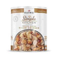 Readywise Simple Kitchen Freeze Dried Diced Chicken 16 Serving