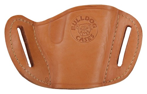 BULLDOG BELT SLIDE HOLSTER TAN - RH SMALL FRAME REVOLVERS 2-4" 1 BULLDOG BELT SLIDE HOLSTER TAN - RH SMALL FRAME REVOLVERS 2-4"