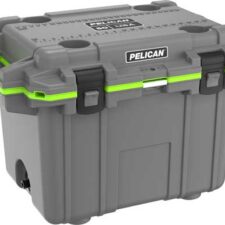 PELICAN COOLERS IM 50 QUART - ELITE DARK GRAY/GREEN