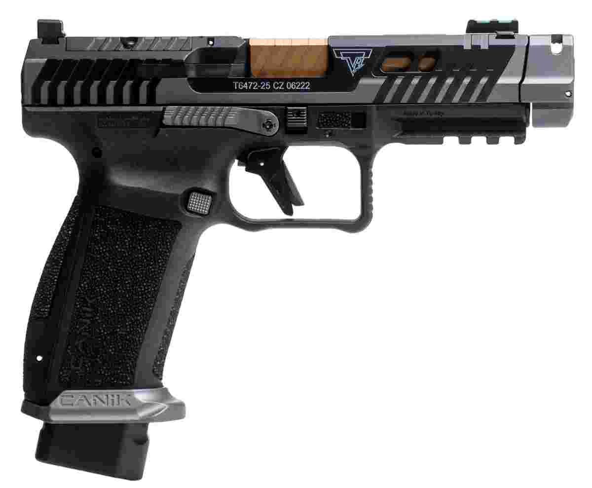 Canik TTI Combat - Smoke | 9mm | 4.6" Barrel | 2 x 18rd Mags 1 Canik TTI Combat - Smoke | 9mm | 4.6" Barrel | 2 x 18rd Mags