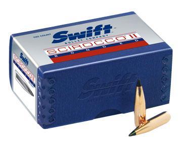 Swift Scirocco II Bullets .30 cal .308" 165 gr BTS 100/ct 1 Swift Scirocco II Bullets .30 cal .308" 165 gr BTS 100/ct