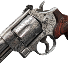 SMITH & WESSON 629 DELUXE STS ENGRAVED ALASKAN GRIZZLY 44MAG 3" 6RD DA/SA