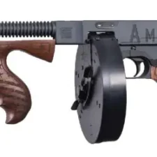 AUTO ORDNANCE TRUMP SAVE AMERICA 1927A-1 DELUXE RIA 45ACP 16.5" BBL GRAY/BLACK COMP 50RD DRUM/20RD M