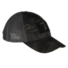 Nine Line Dark American Made Mesh Back Hat with Dropline